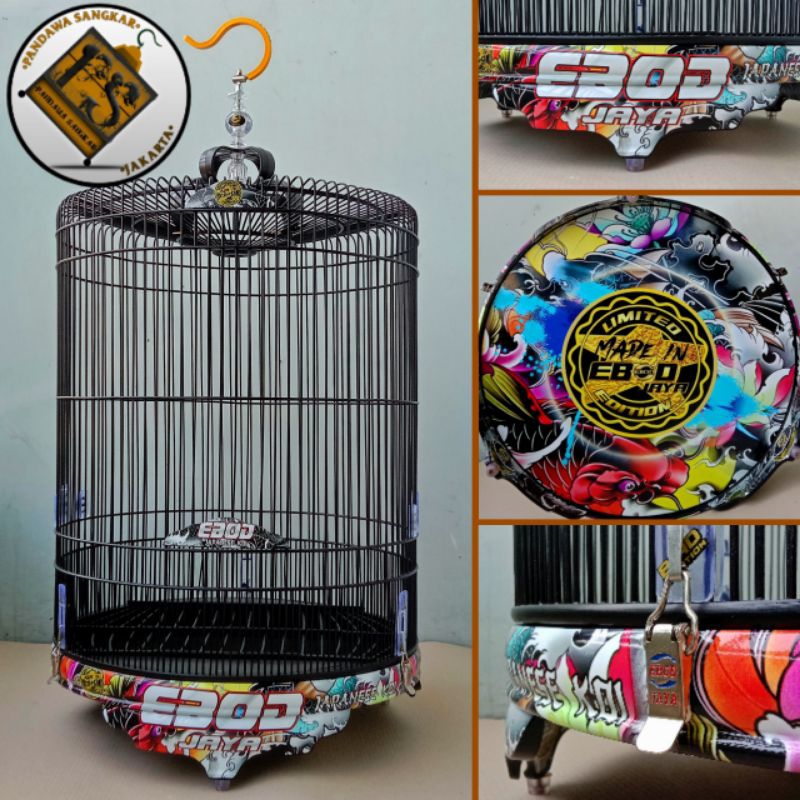 SANGKAR/KANDANG MURAI EBOD JAYA PVC DECAL NEW