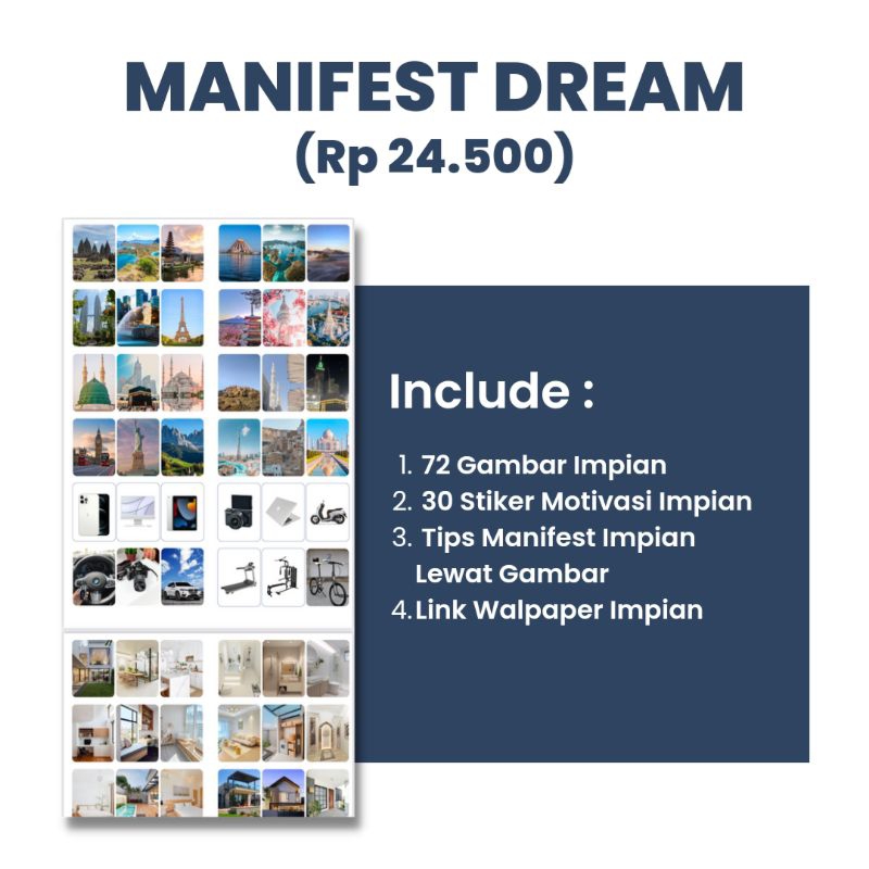 

STIKER MANIFEST DREAM by Istiqomah