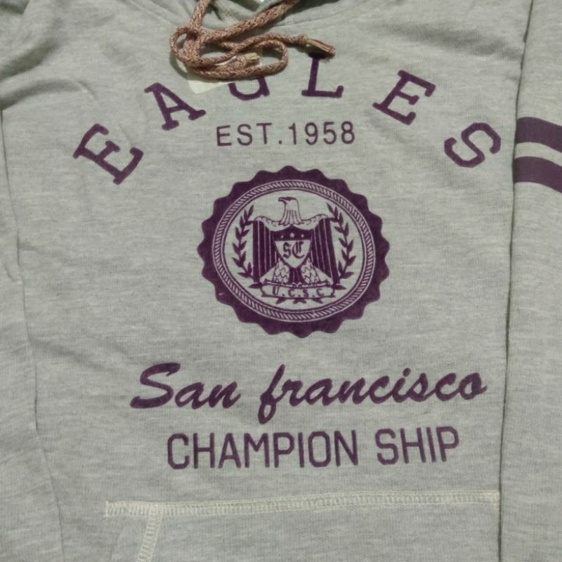 Jacket hoodie abu Back Number