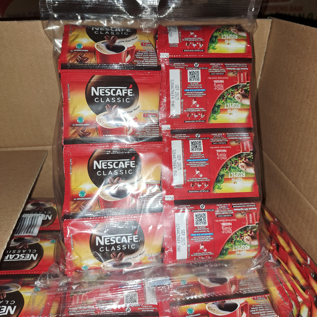 

Nescafe Classic Kopi Instant Seduh Sachet @1pak