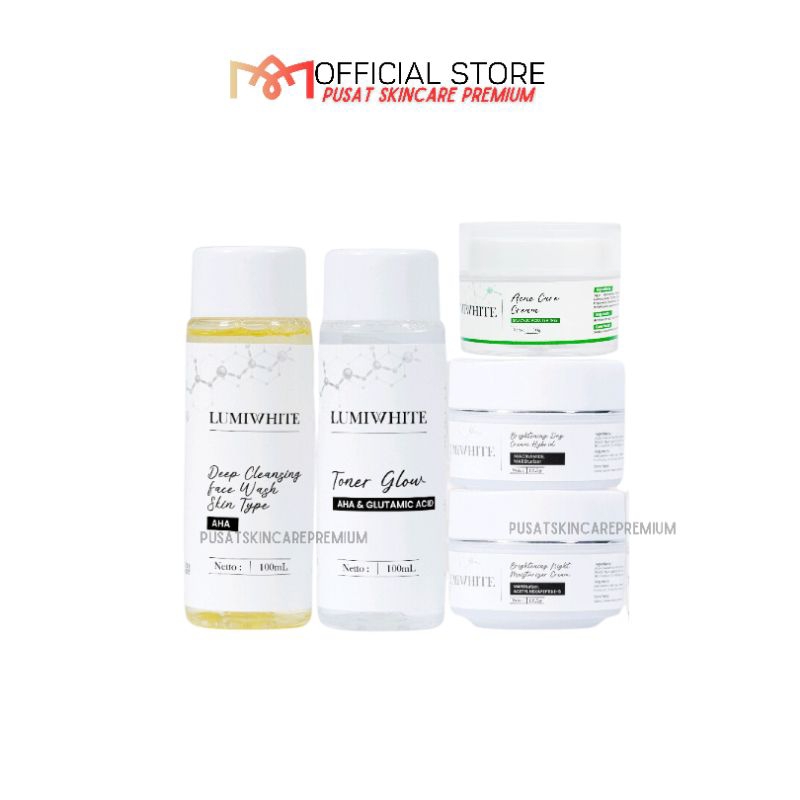 BPOM Paket Skincare Perawatan / Penghilang Jerawat Lumiwhite Original