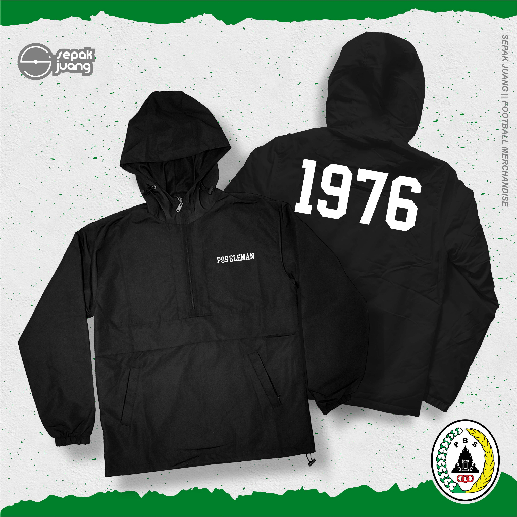 Jaket Cagoule PSS Sleman / JK DX-35 / Super Elang Jawa 1976 Sembada