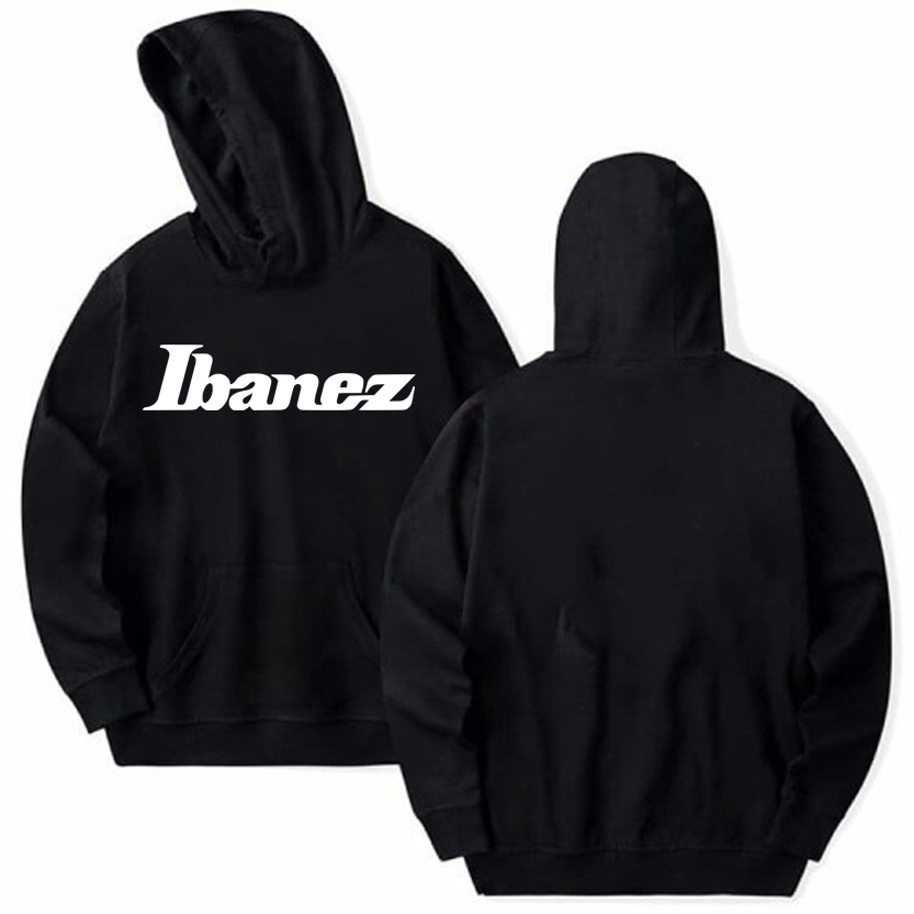 Jaket Hoodie Jumper Sweater Ibanez Text Logos Series Unisex Cotton Premium Fleece