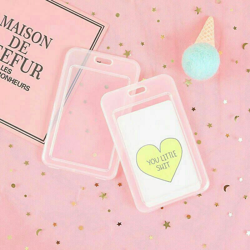 

Holder Only Photocard Frame Id Card Transparan 2 sisi