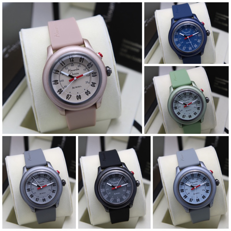 ALEXANDRE CHRISTIE 9397 MH + LED BUTTON UNISEX ORIGINAL GARANSI 1TAHUN