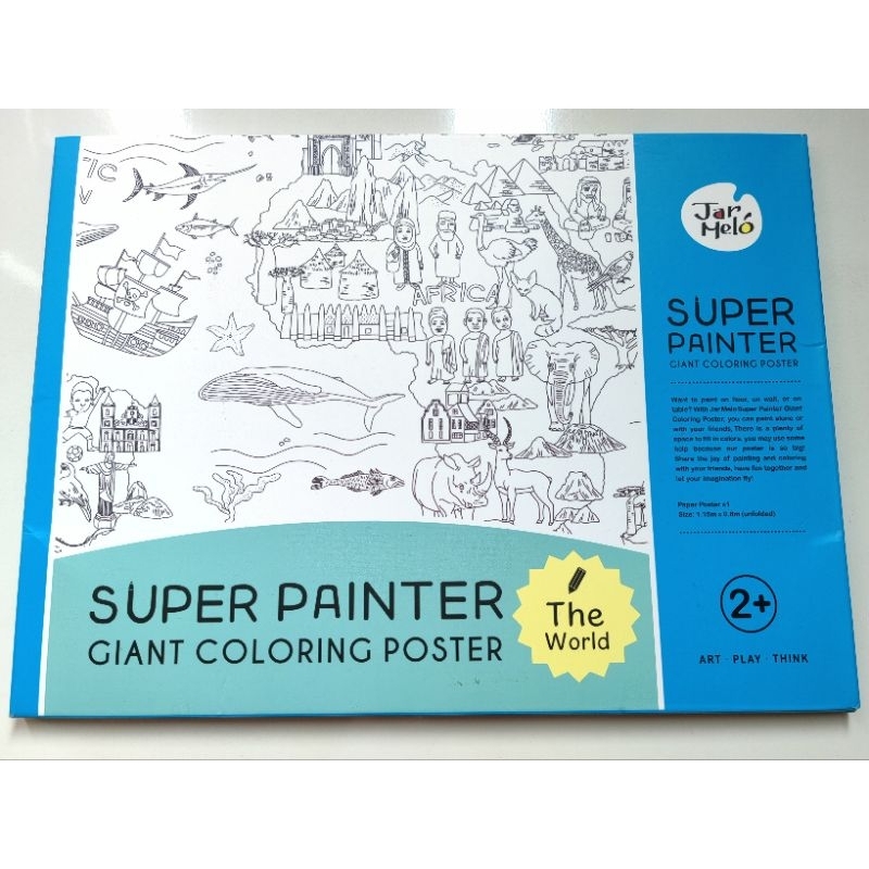 

JOAN MIRO Jar Melo Super Painting GIANT COLORING POSTER