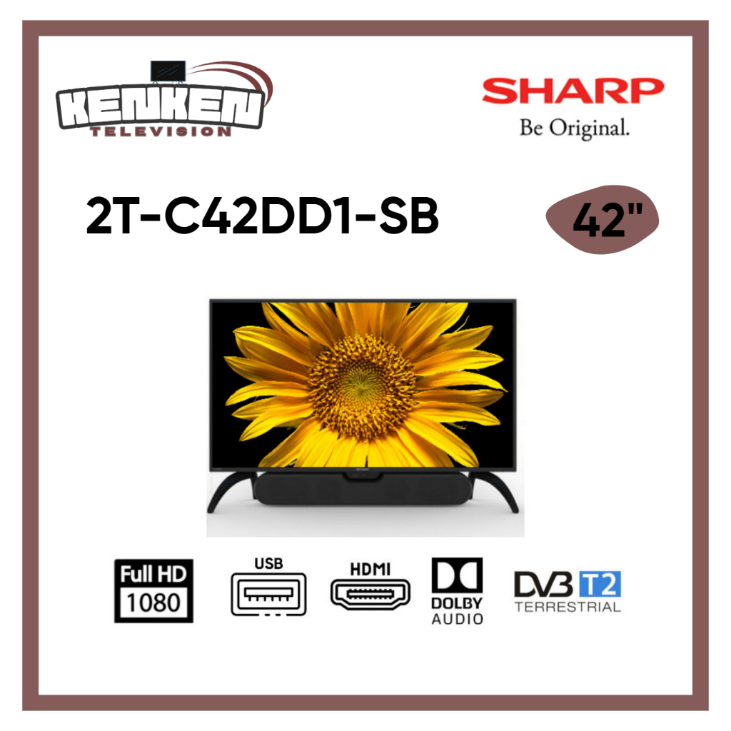 TV LED Digital 42DD1SB LED Sharp 42 Inch Digital TV Soundbar