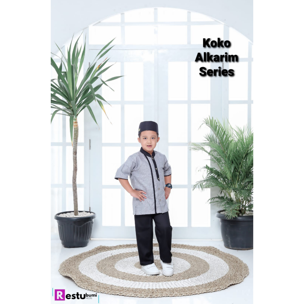 Baju Setelan Koko Anak Laki-Laki 3 - 12 Tahun Baju Muslim Anak Cowok Setelan Koko Anak