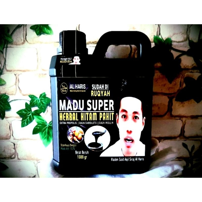 

Madu Hitam Super Pahit 1 Kg (Extra Propolis,Daun Sambiloto,Daun Insulin) Sudah Di Ruqyah