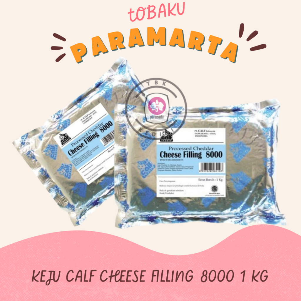 

KEJU CALF CHEESE FILLING 8000 1 KG / CHEESE FILLING MURAH