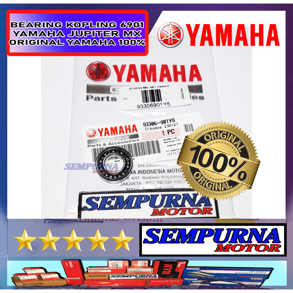 93306-901Y6 Bearing Kopling 6901 Jupiter MX 100% Original Yamaha Asli Ori YGP