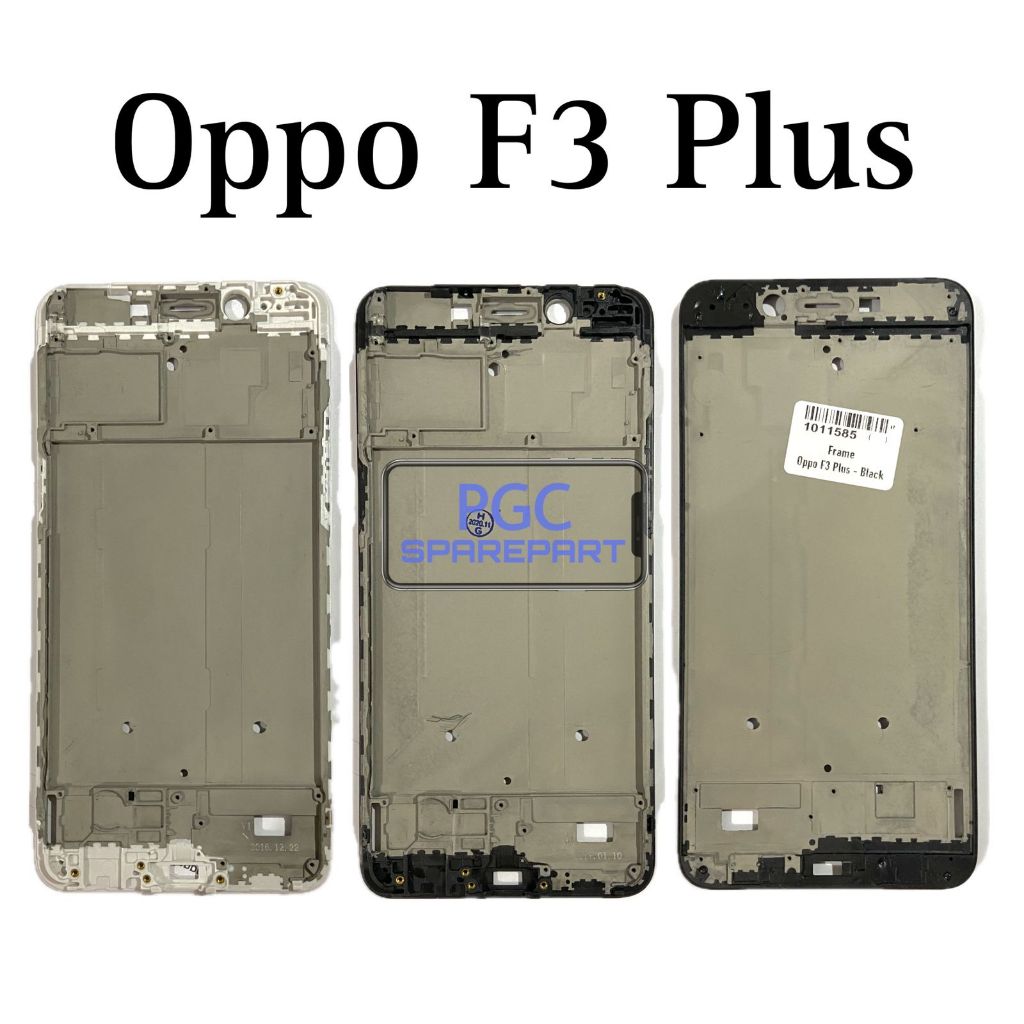 Original Frame Tulang Tengah Oppo F3 Plus / F3+ / F3plus / CPH1613 - Bezel Bezzel Bejel dudukan LCD 