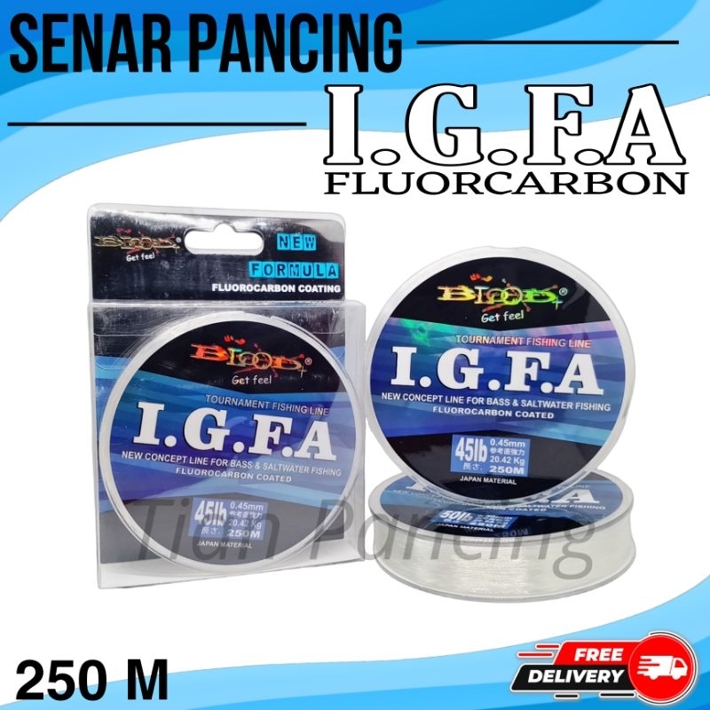 Senar Blood IGFA 250m Clear FLUOROCARBON 0.16-0.50