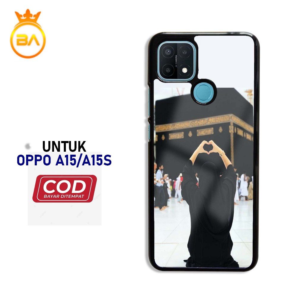 Case Oppo a15/a15s Terbaru - Hardcase Glossy kaca [Motif-08] case handphone-pelindung handphone-kesi