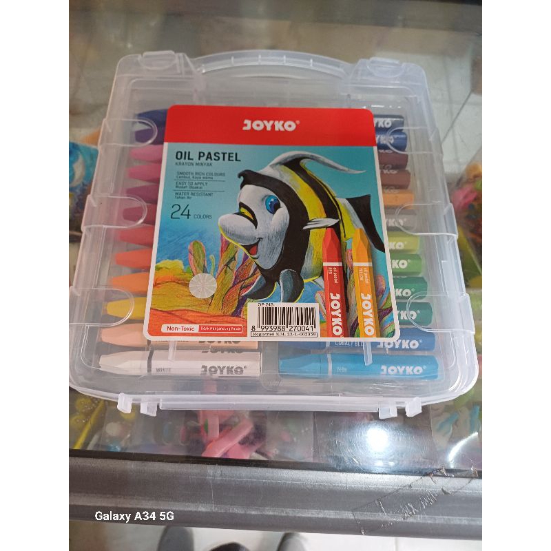 

ISI 24 CRAYON JOYKO OIL PASTEL [KRAYON MINYAK ISI 24 WARNA] NON-TOXIC