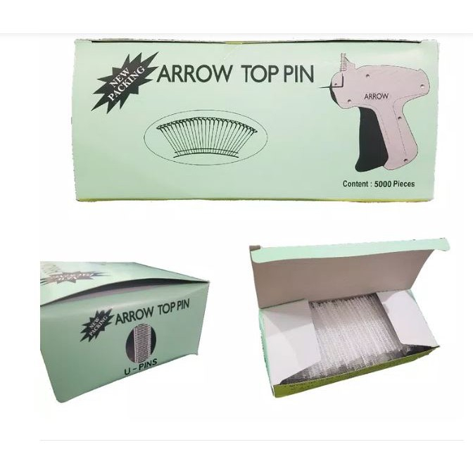 

Arrow Top Pin Tag Pin Isi Refill Tag Gun / Isi 5000 pcs ORIGINAL Deskripsi Produk : - Isi : 100 sisir (5000 tembak). - Tersedia ukuran : 15, 20, 25, 35 m/m. - Tersedia warna putih dan hitam (pilih di varian). - Digunakan untuk memasang label/merek/harga