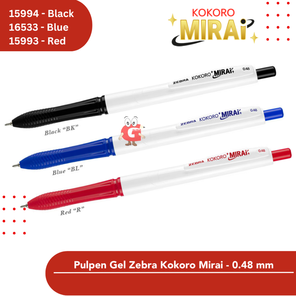 

Pena Zerba Mirai Pulpen Pen 0.48 Series kokoro