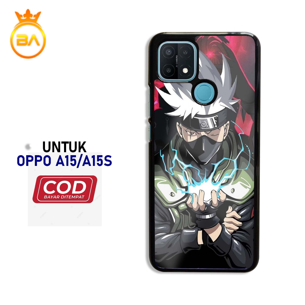 Case Oppo a15/a15s Terbaru - Hardcase Glossy kaca [Motif-018] case handphone-pelindung handphone-kes