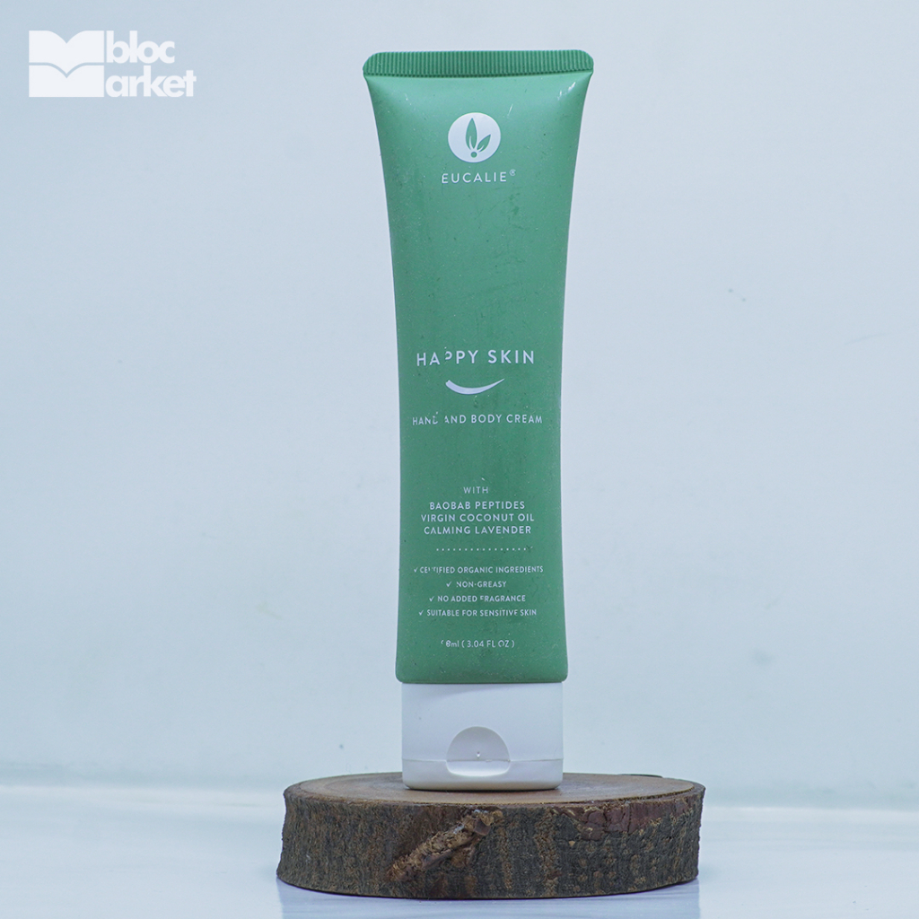 EUCALIE ORGANIC ANTI AGING HAND AND BODY CREAM 90ML | HAPPY SKIN - BODY LOTION