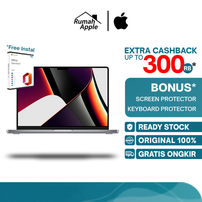 Laptop Macbook Pro 2021 14" Inch M1 Pro 1TB RAM 16GB 512GB No M1 Max not SECOND SEKEN 2ND