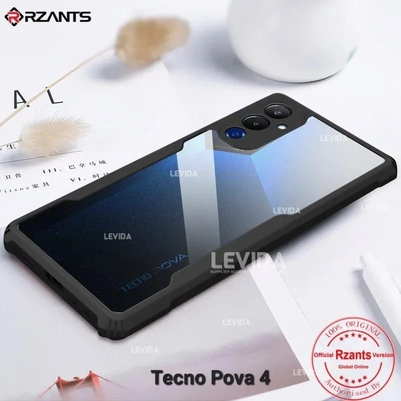 Tecno Pova 4 Pova 4 Pro Pova Neo 2 Case Fusion shockproof Transparan Casing Tecno Pova 4 Pova 4 Pro 