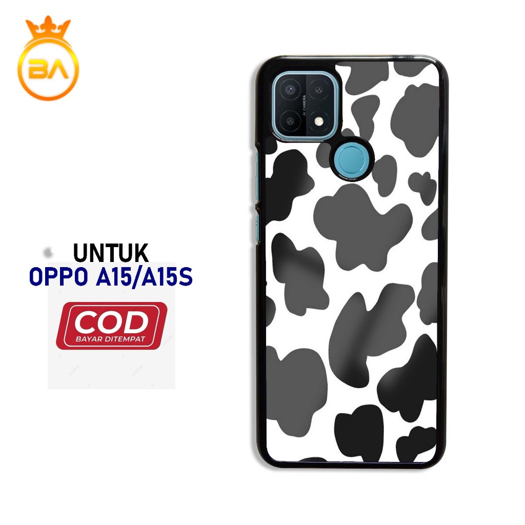 Case Oppo a15/a15s Terbaru - Hardcase Glossy kaca [Motif-01] case handphone-pelindung handphone-kesi