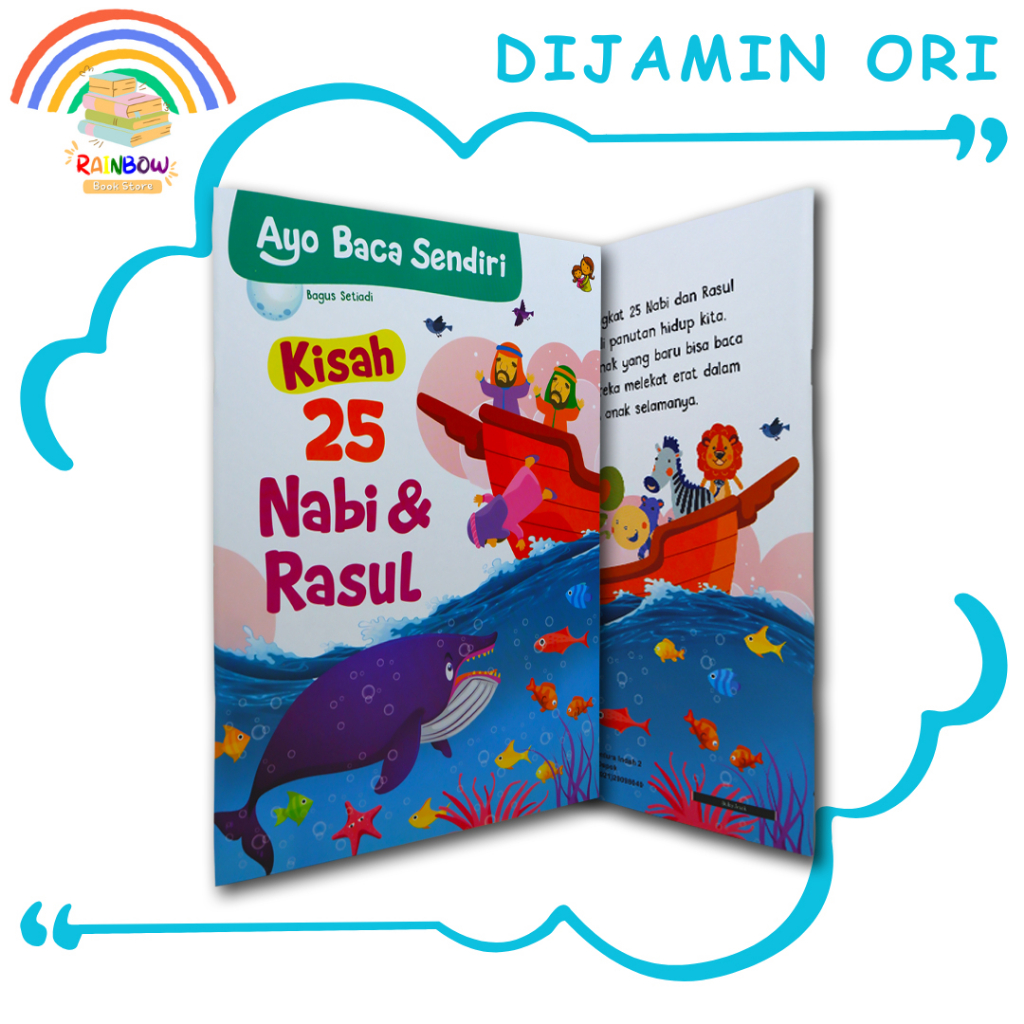 Buku Cerita Anak / Kisah 25 Nabi Dan Rasul / Buku Anak Islami / Cerita Anak / Buku TK PAUD / Cerita 