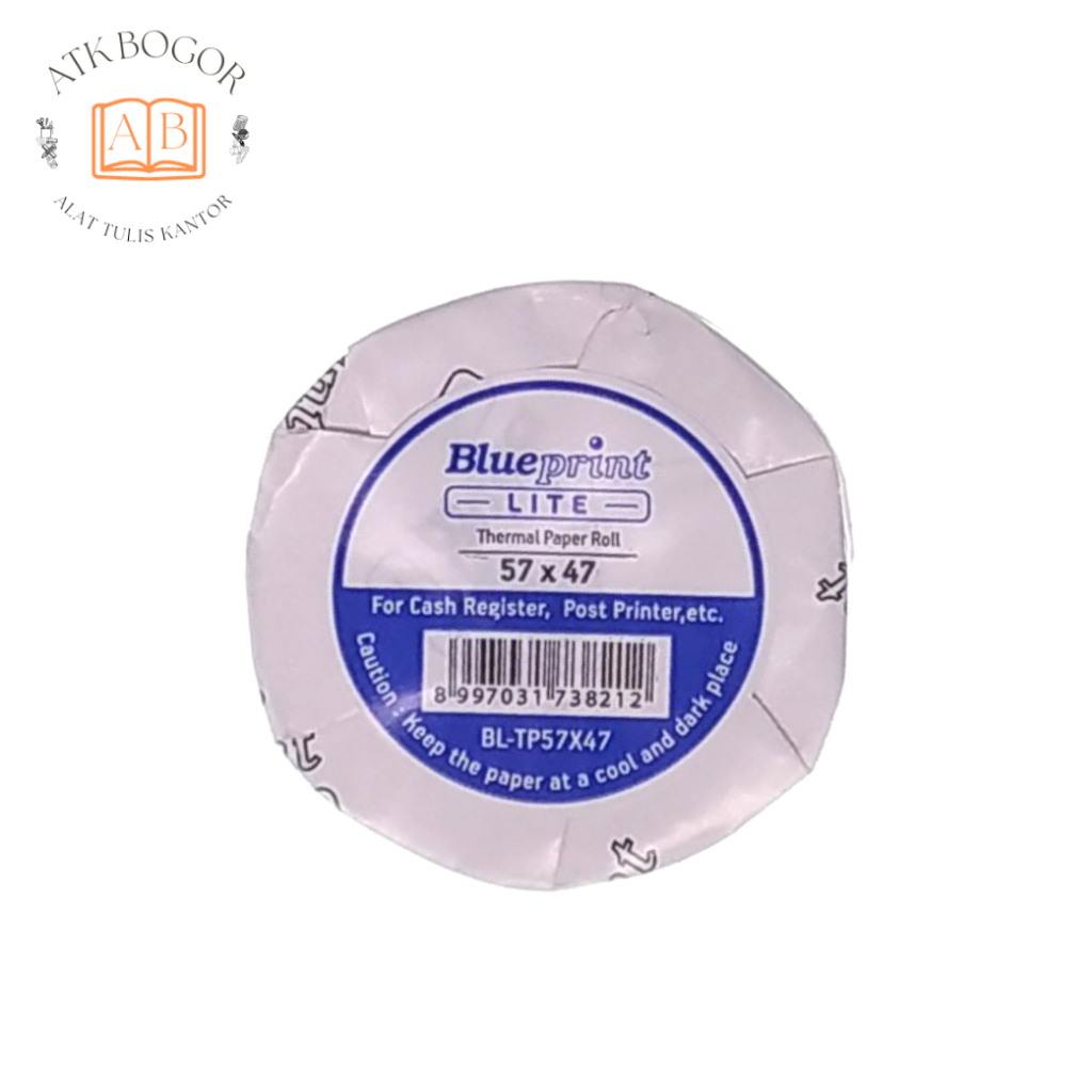

Kertas Kasir EDC Blueprint Lite Thermal Paper Roll Kecil 57 x 47 mm