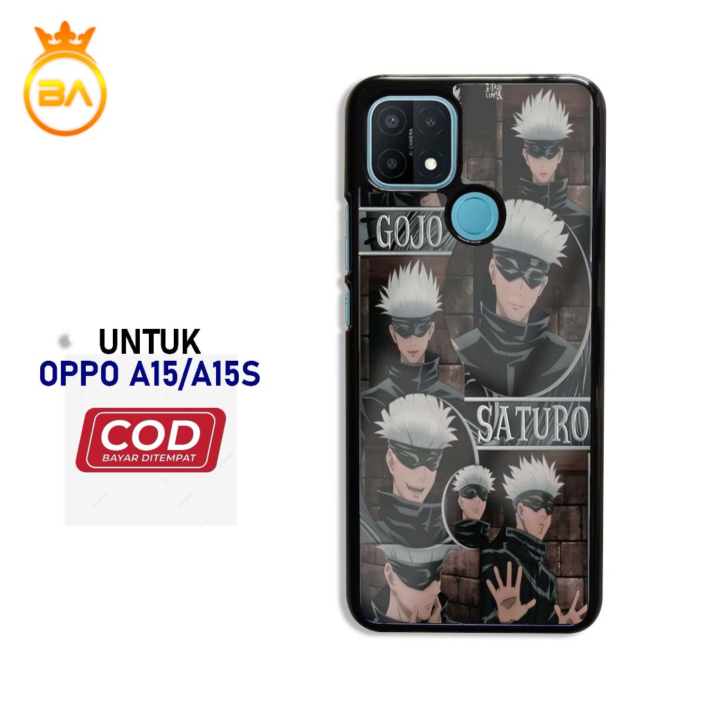 Case Oppo a15/a15s Terbaru - Hardcase Glossy kaca [Motif-01] case handphone-pelindung handphone-kesi