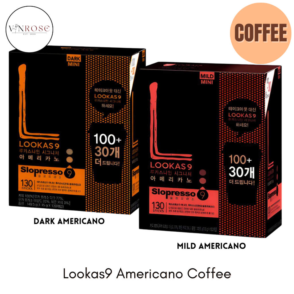 

Lookas9 Americano Coffee Korea/ Kopi Instan Korea Lookas 9