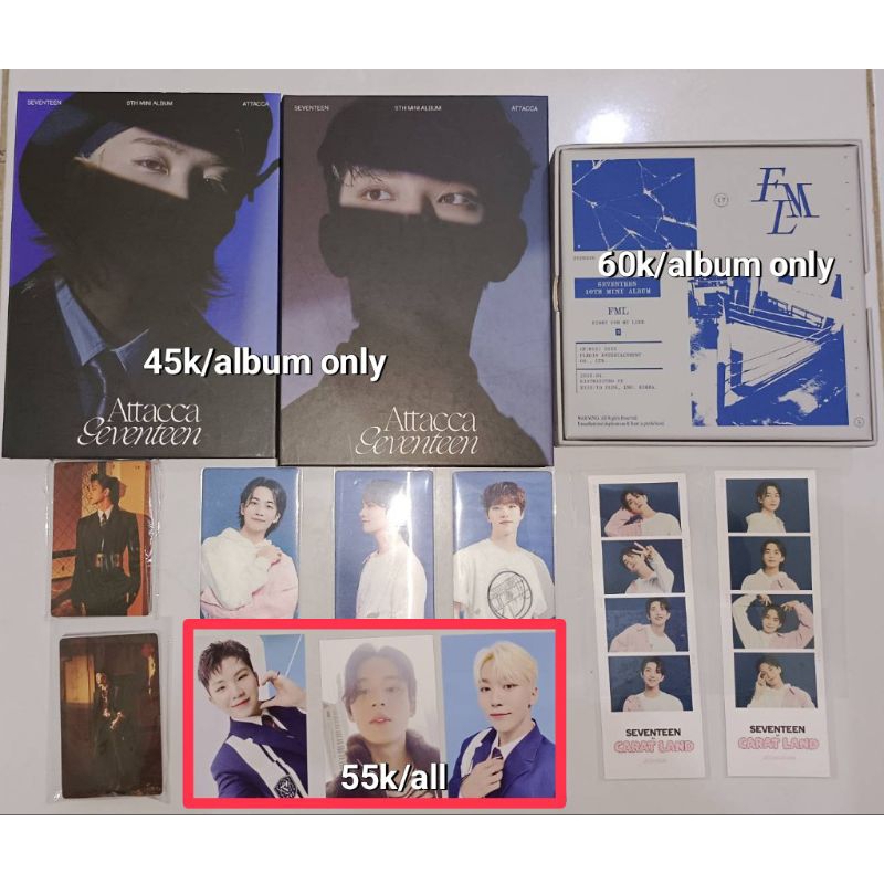 WTS ALBUM ONLY SEVENTEEN FML ATTACCA