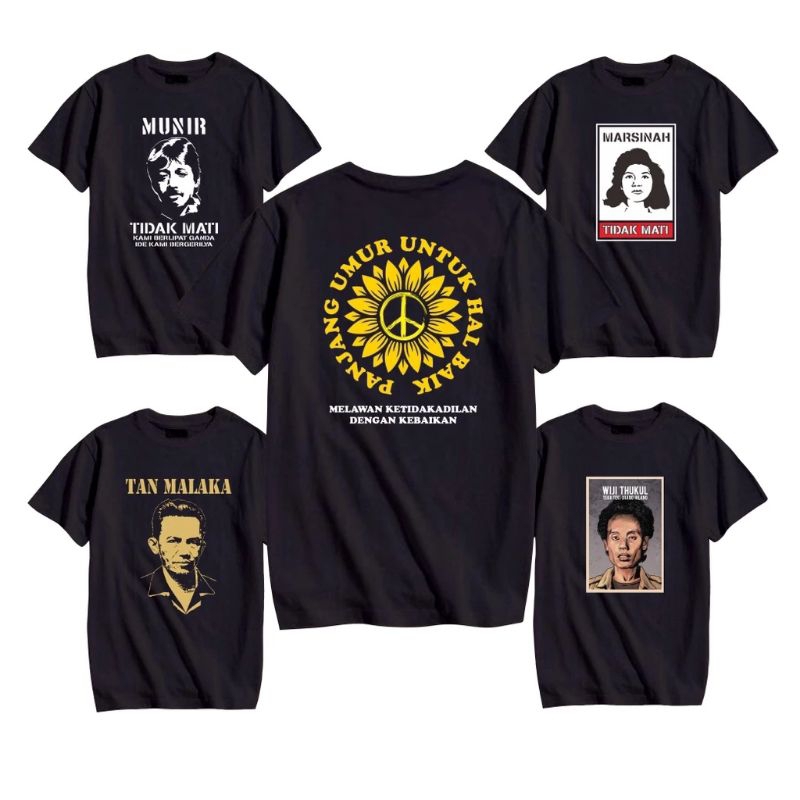 Kaos aktifis Indonesia | kaos tokoh pluralisme