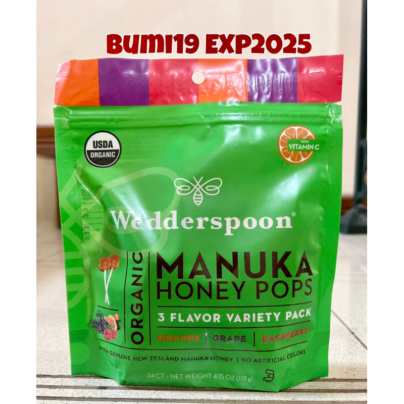 

Wedderspoon Manuka Honey Pops