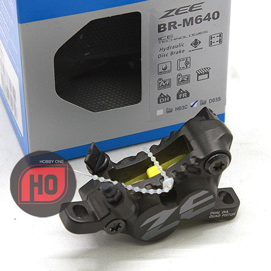 SHIMANO ZEE BR-M640 4 Piston Hydraulic Disc Brake Caliper Front Rear