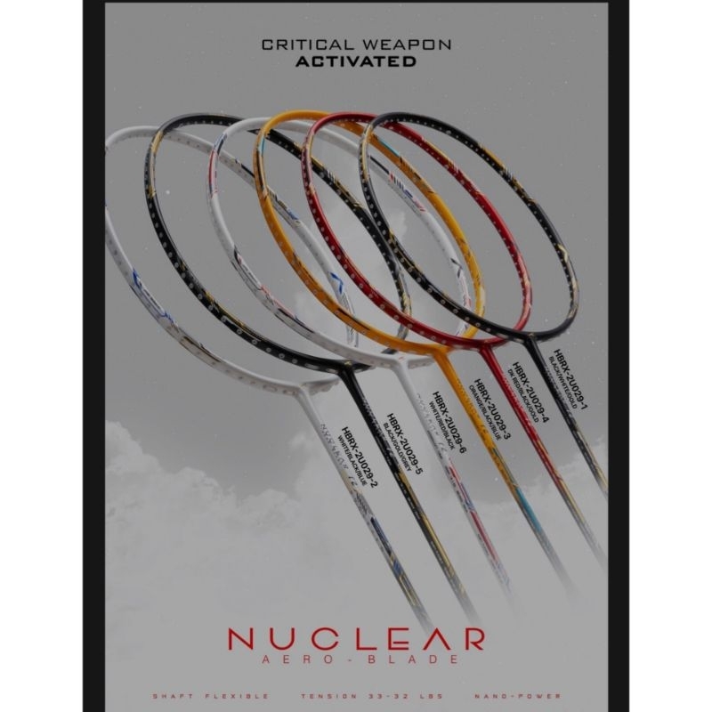 Raket Badminton Hundred NUCLEAR 72 HNDRD