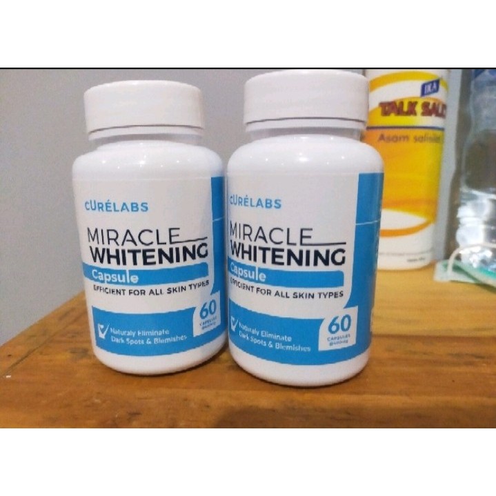 𝐆𝐑𝐀𝐓𝐈𝐒𝐎𝐍𝐆𝐊𝐈𝐑 • Curelabs Miracle Whitening Capsule Kapsul Pemutih Badan Alami