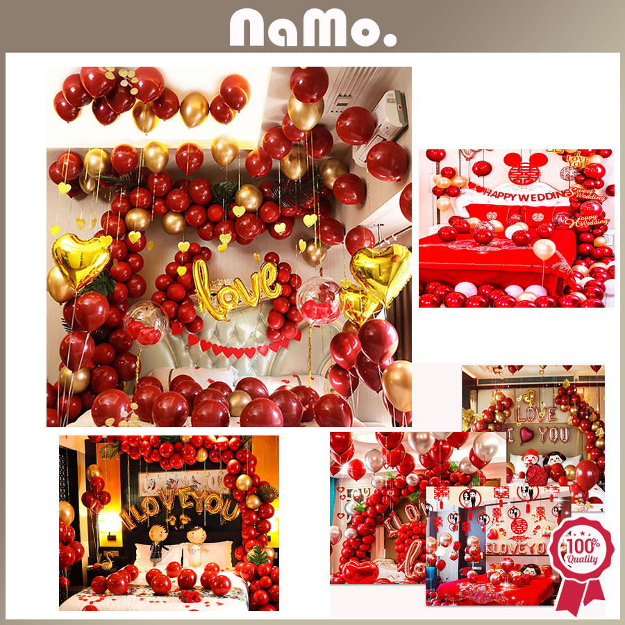 Namo Gift - Paket Dekorasi / Balon Hiasan Tema Wedding