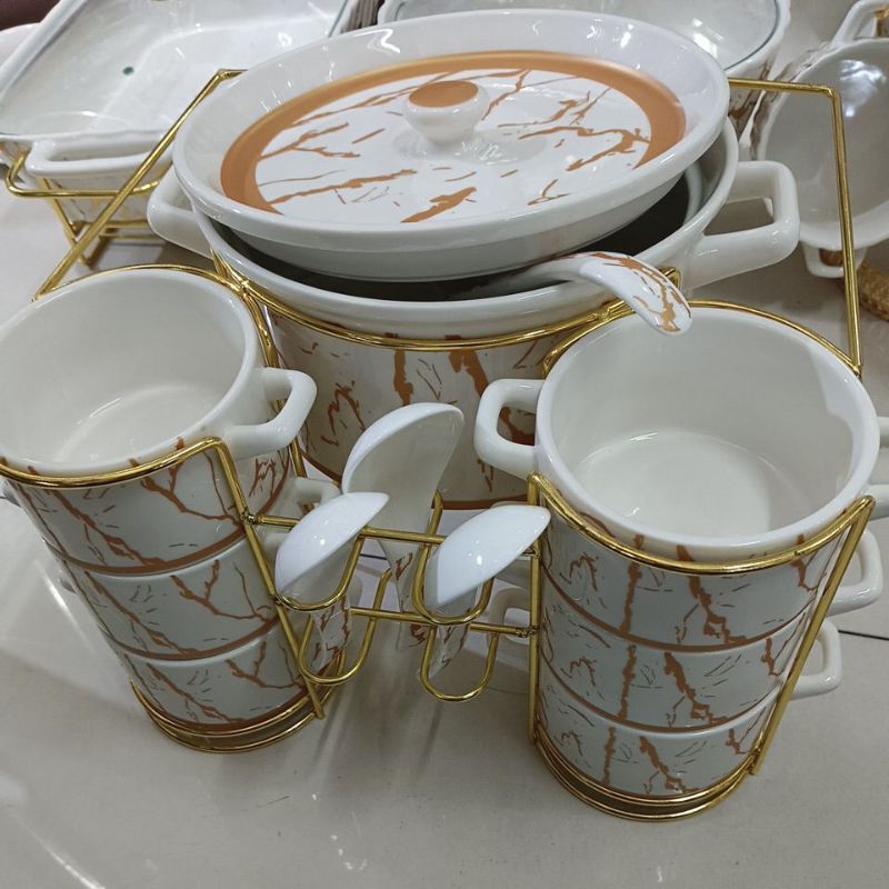 Soup Turen Marbel Formia set