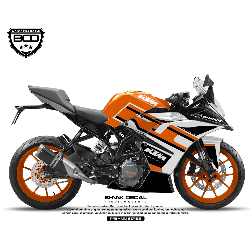 DECAL STICKER KTM RC 2021 - SHAPE SHADOW