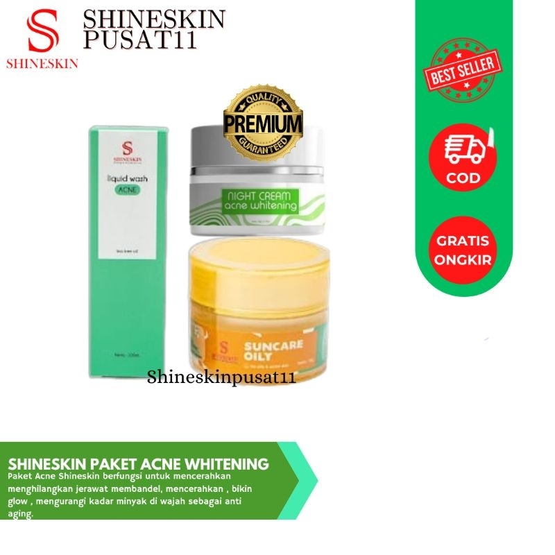 Shineskin Acne Series ORIGINAL./Shineskin Acne /Shineskin Glowing /Paket Acne /Paket Jerawat