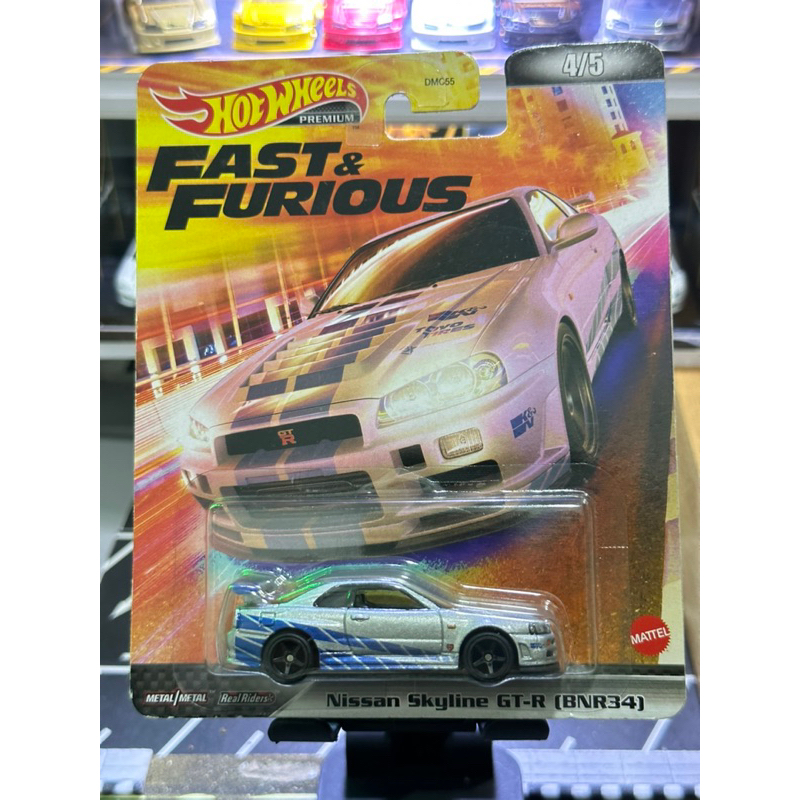 Nissan Skyline GT-R (BNR34) Hot Wheels Premium Fast and Furious