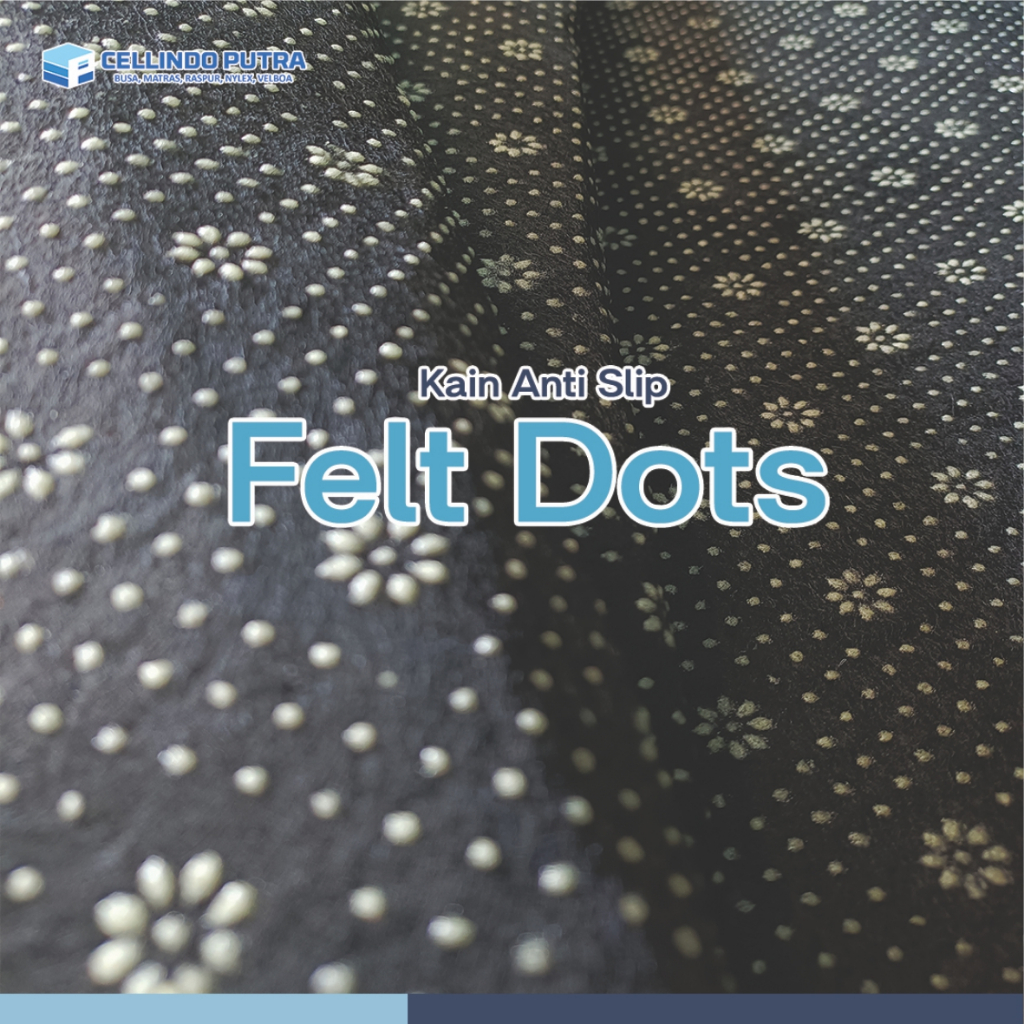 Cellindo Kain Antislip NWC / Felt Dot ( ECERAN ) Cocok untuk Alas Sejadah, Karpet, Keset