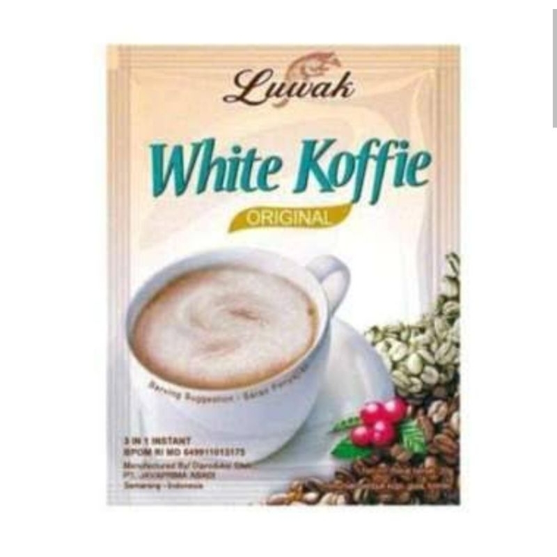 

Luwak white Koffie @ 20gr = 10 sachet