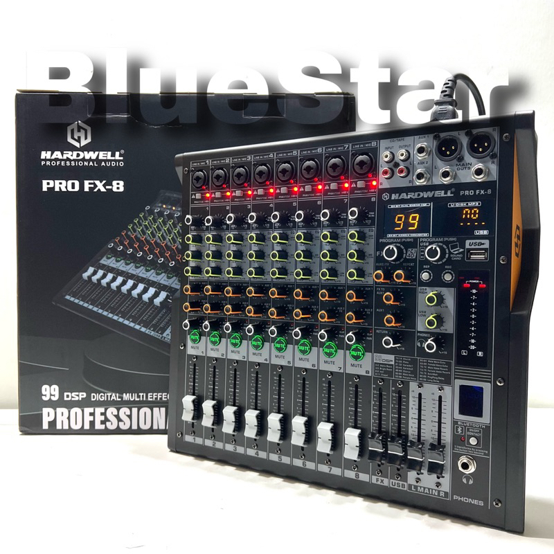 Mixer Hardwell PRO FX 8 Original 8 Channel HARDWELL PRO FX8