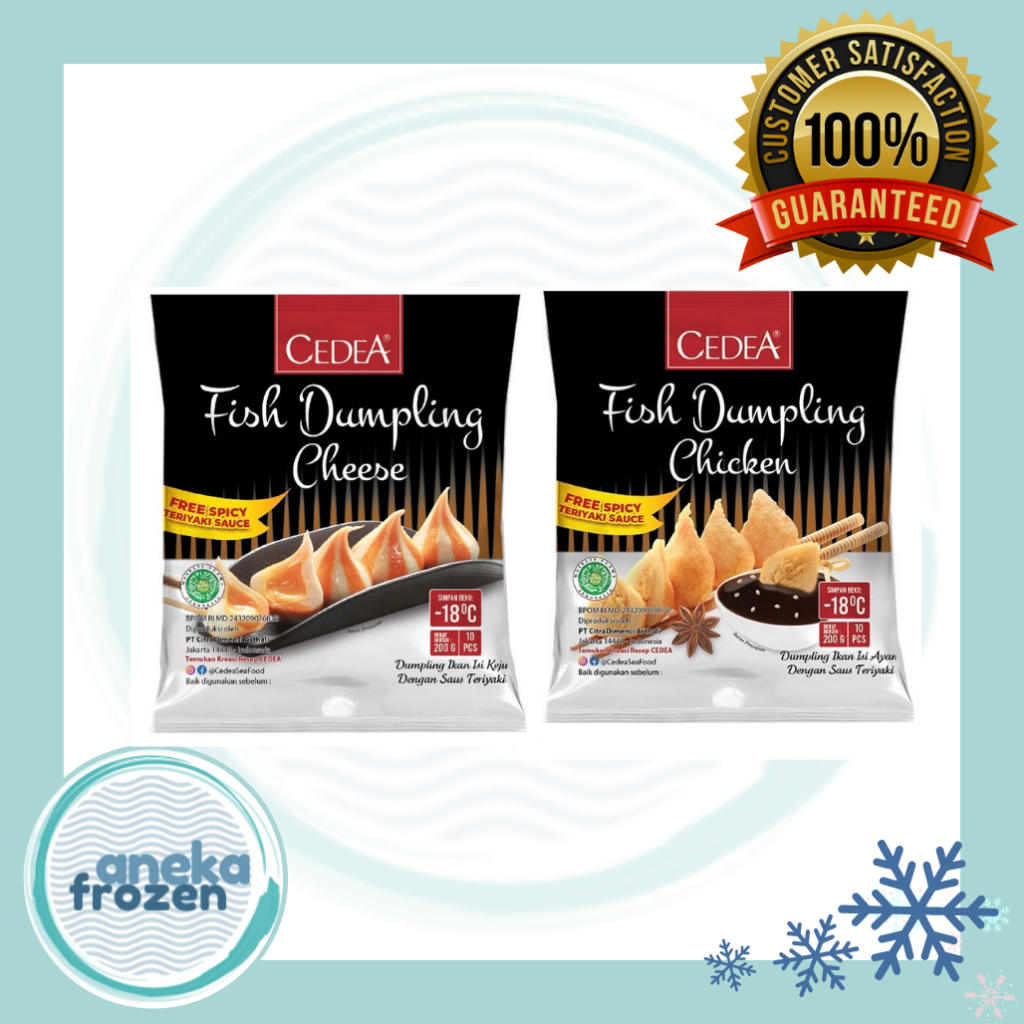 

cedea fish dumpling chicken dumpling ayam 200 gram aneka frozen malang