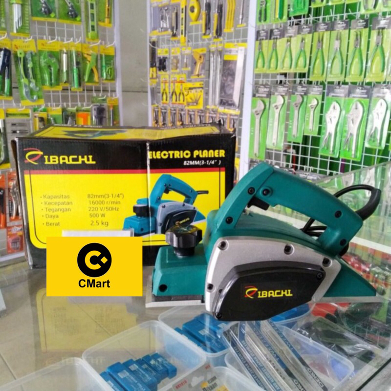 MESIN KETAM IBACHI ELECTRIC PLANNER LISTRIK SERUT PASAH KAYU CMart