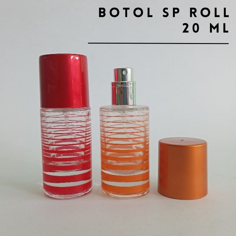 BOTOL PARFUM ROLL SPREY 20ML - Botol Parfum Kosong Roll Sprey 20ml