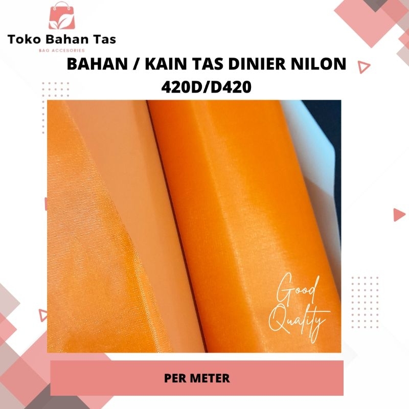 (PER METER) Kain Bahan Tas Bahan Dinier 420D / D420 (Nilon)