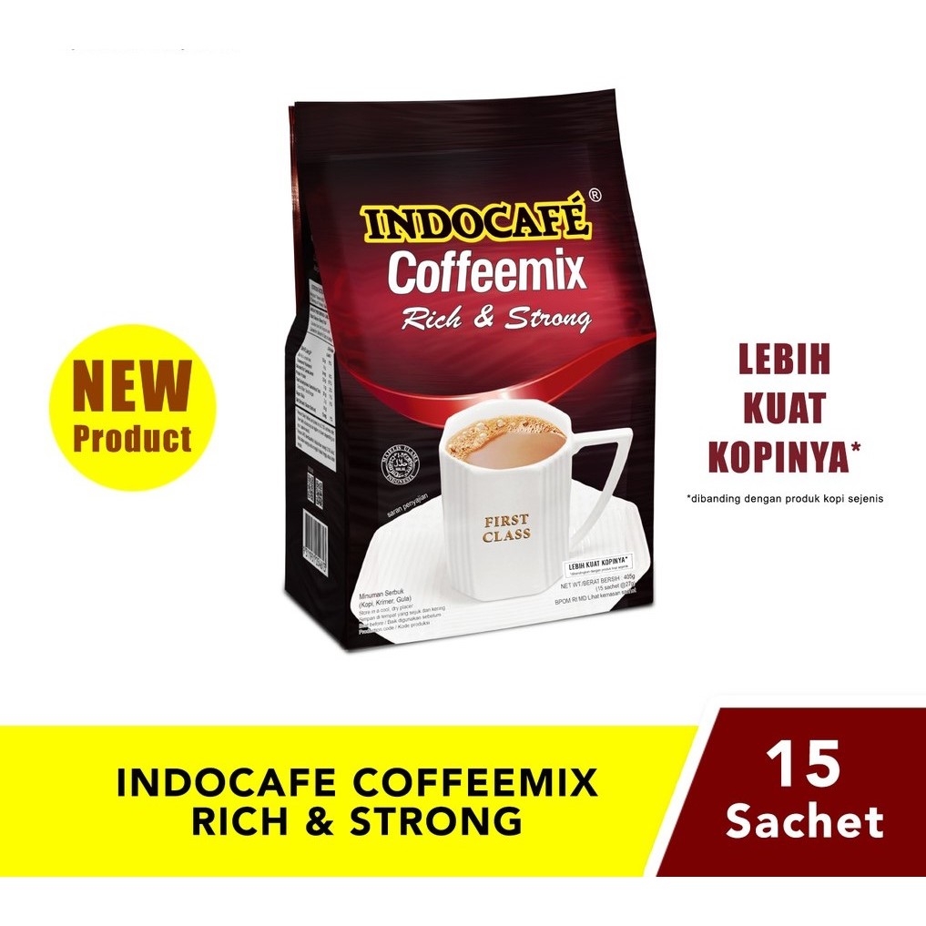 

Indocafe Coffeemix Rich & Strong (15 sachet) - Regular