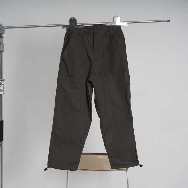 HU Fatigue Nylon Pants Olive Green
